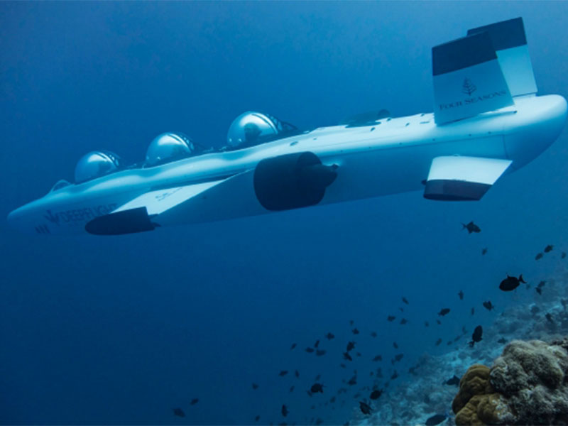 منتجع فورسيزون السياحي بالمالديف يكشف عن غواصة Super Falcon 3S